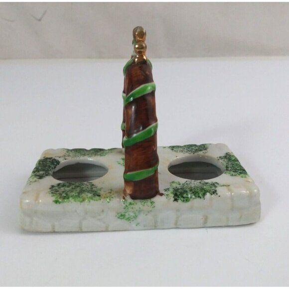 Vintage Butterflies On Rose Buds Under Archway 2.25" Salt & Pepper Shakers Japan - Picture 16 of 16